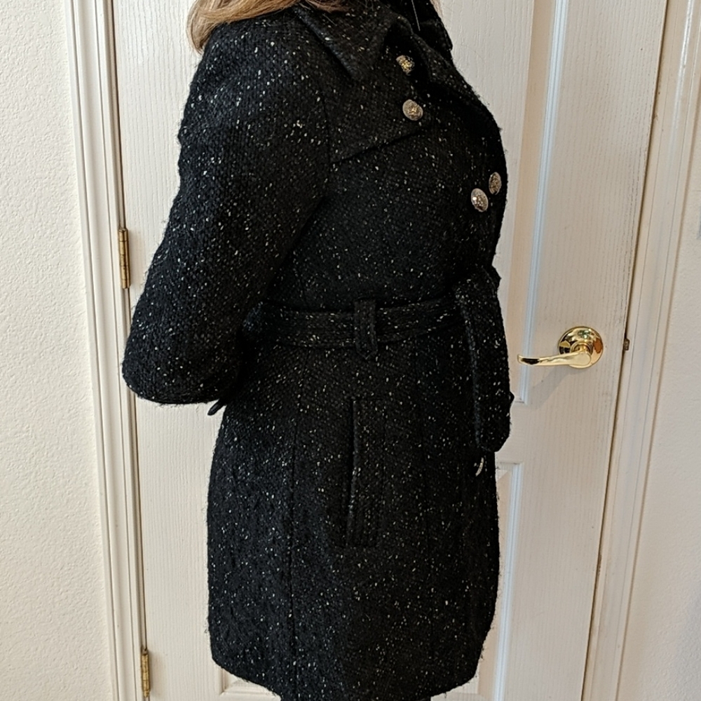 NWT!American Rag Blk/Wht tweed jacket SIZE MED - Picture 4 of 16